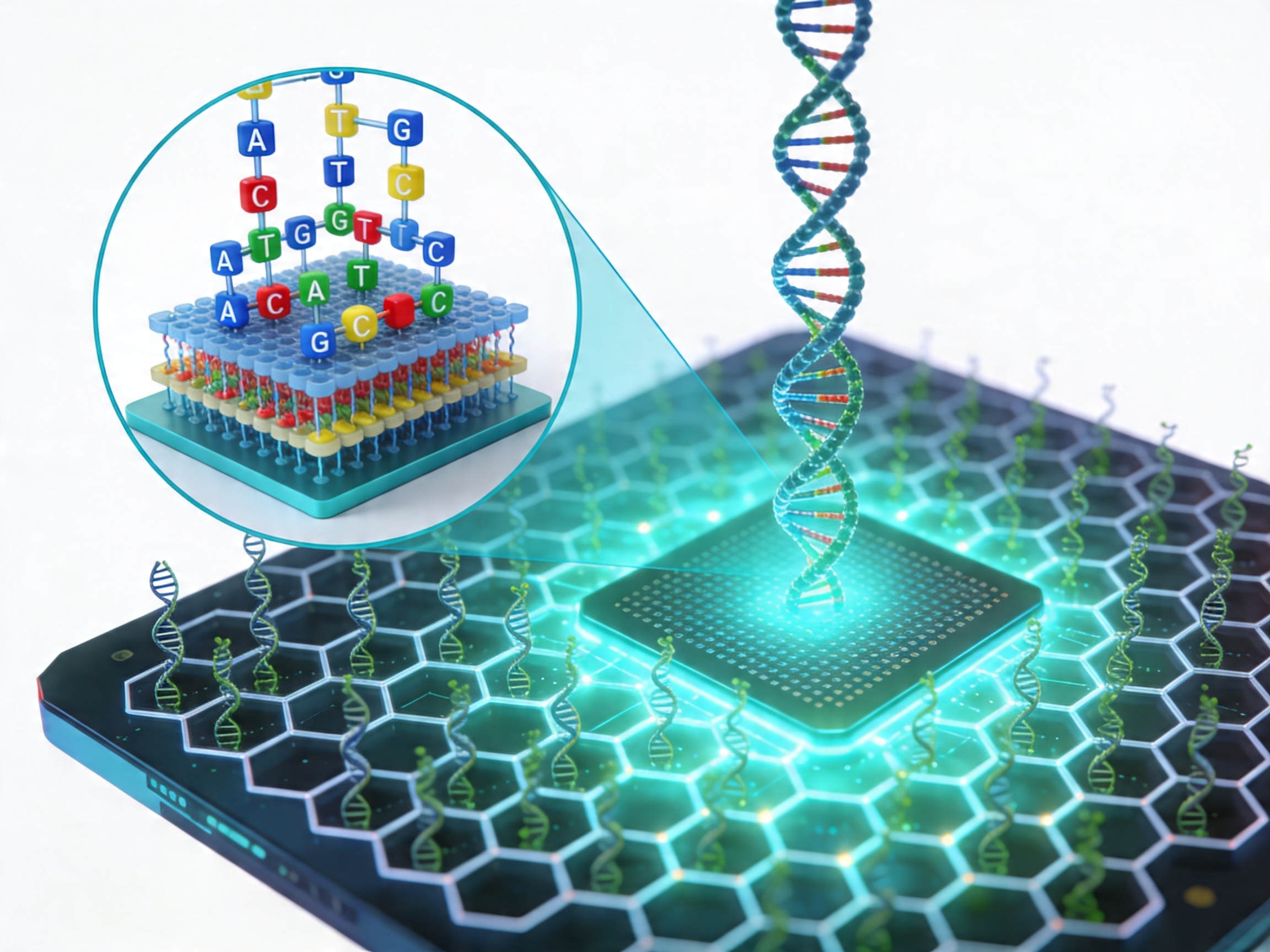 Honeycomb Pixel-Based DNA Microarray Synthesis Platform