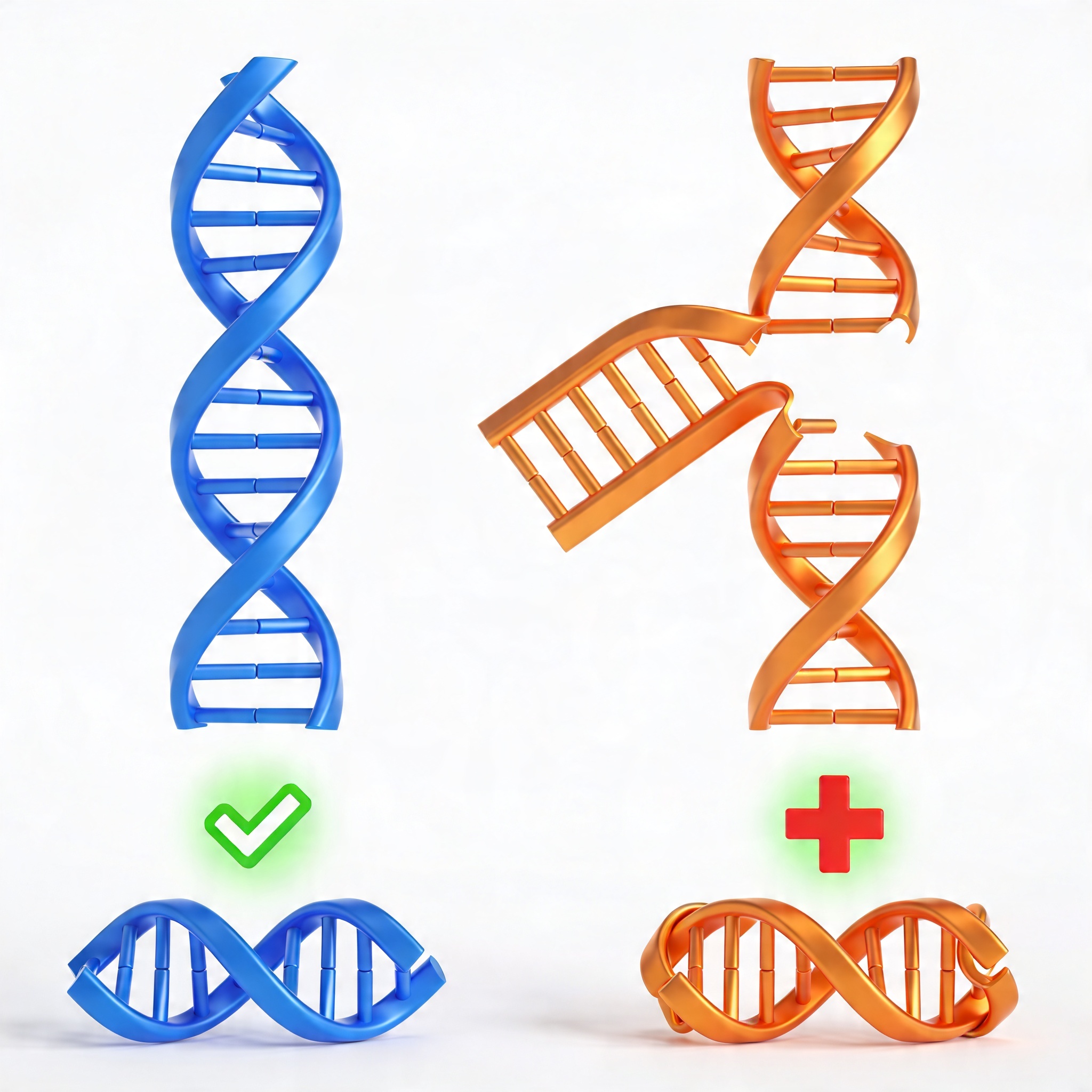 Hybrid dsDNA + ssDNA Probe Strategy